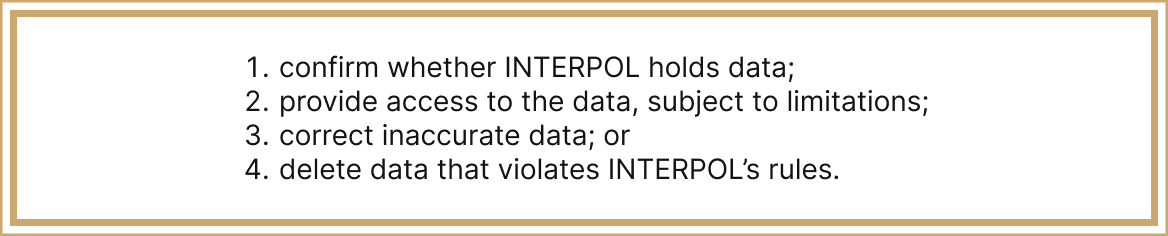 interpol request