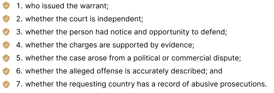 interpol response